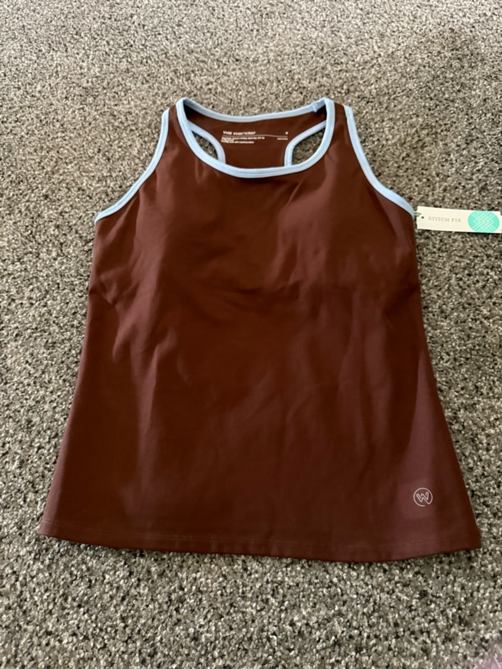 Womens new we wander tank top medium